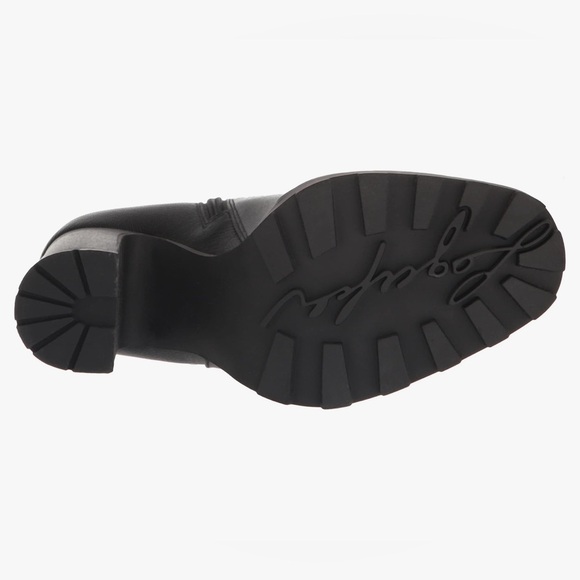 KARL LAGERFELD PARIS STYLE PEPPY BLACK GRAIN LEATHER BOOTIE SIZE 7.5 - Picture 12 of 15